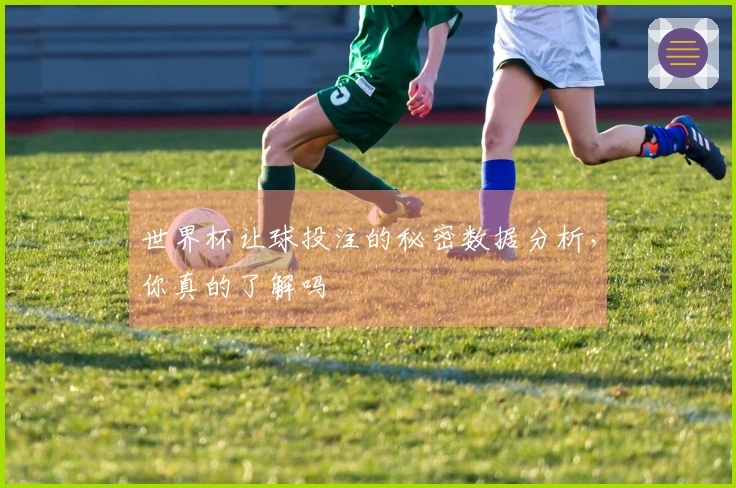 世界杯让球投注的秘密数据分析，你真的了解吗