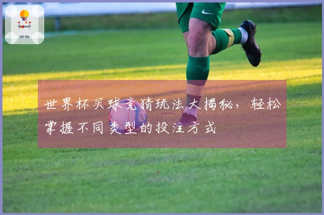 世界杯买球竞猜玩法大揭秘，轻松掌握不同类型的投注方式
